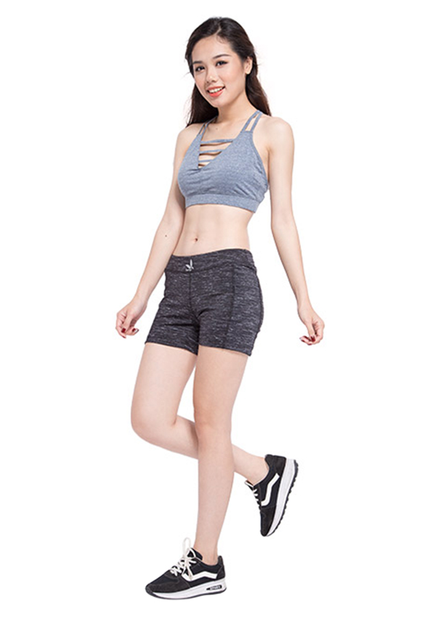 Quần Shorts Thể Thao Nữ MAXSPORT VM035 - Đen