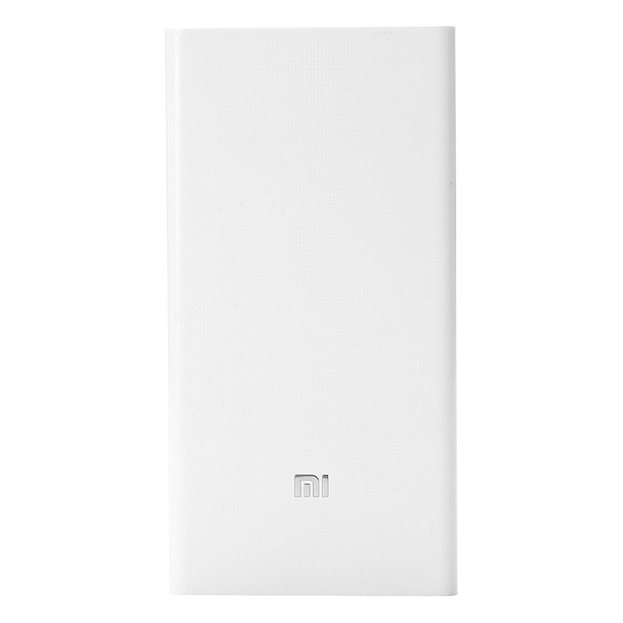 Pin Sạc Dự Phòng Xiaomi Mi Power Bank 20000 mAh (Trắng) - Hàng Chính Hãng