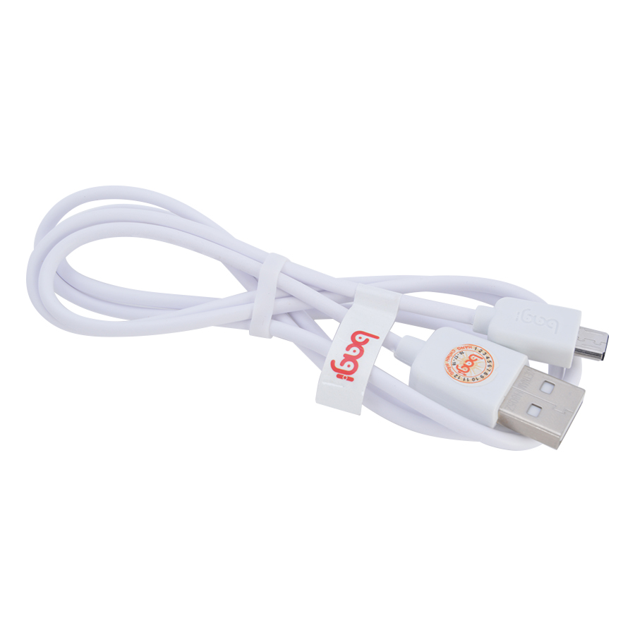 Cáp Sạc Micro USB Bagi MB150 (Trắng) - Hàng Chính Hãng