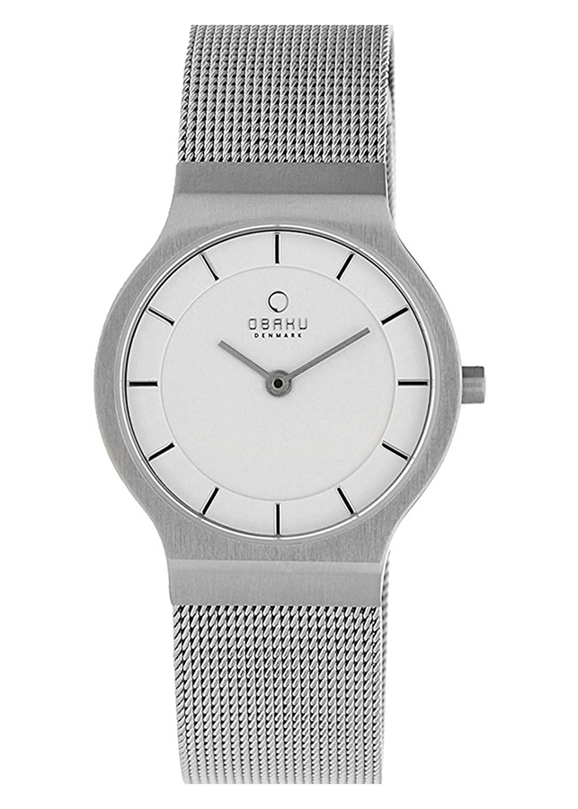 Đồng Hồ Nữ Dây Kim Loại Obaku V133LCIMC (38mm) - Bạc