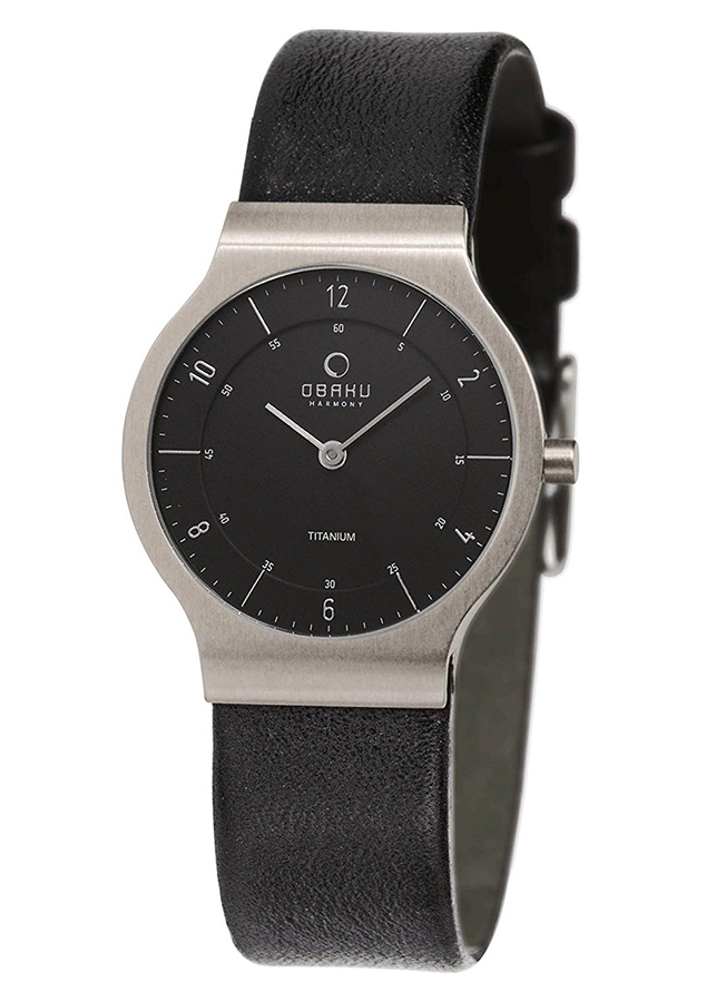 Đồng Hồ Nữ Dây Da Obaku V133LTBRB (33mm) - Đen