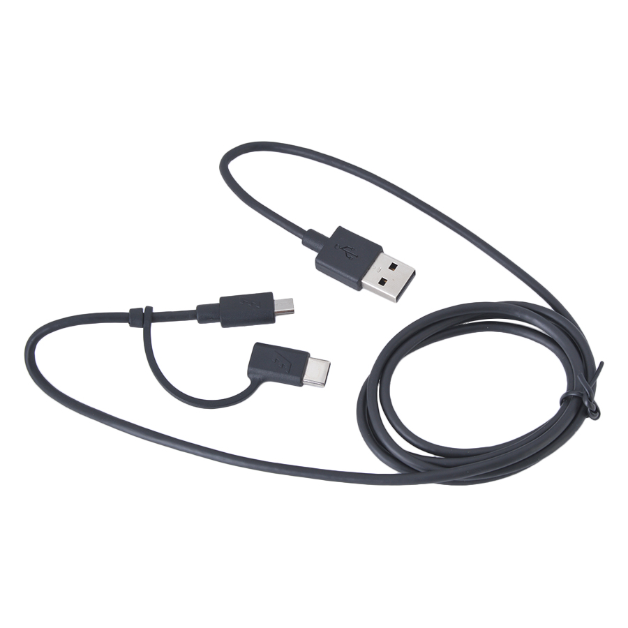 Dây Cáp 2 In 1 Type-C Và Micro-USB Energizer C11UBX2CFBK4 - Hàng Chính Hãng