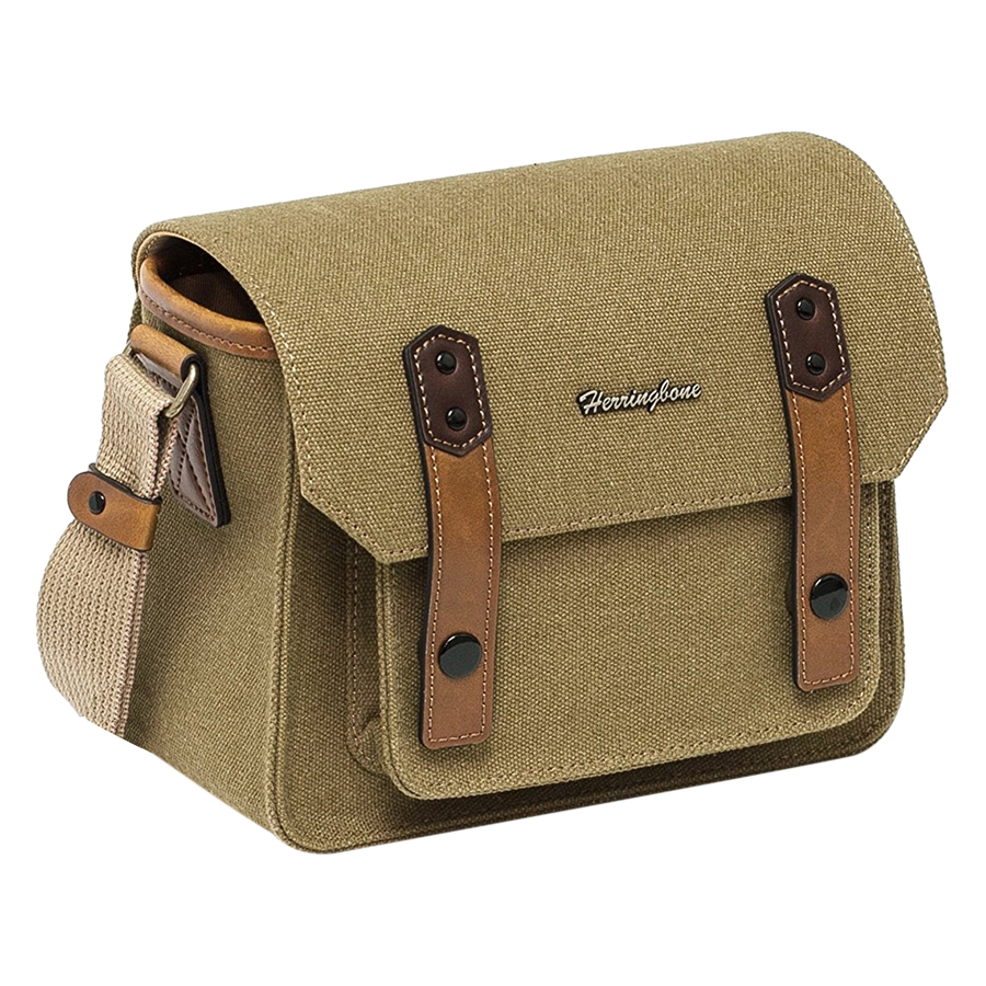 Túi Máy Ảnh Herringbone Papaspocket 3 Mini - Khaki