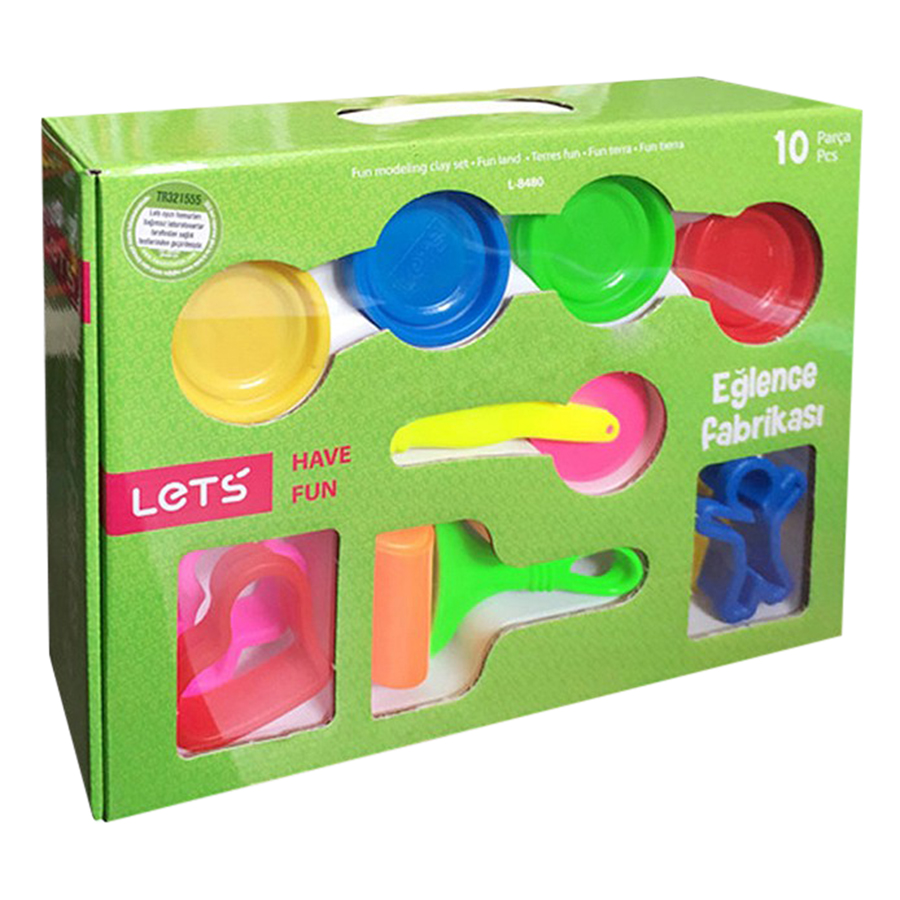 Bột nặn Nhà máy vui nhộn LET'S L-8480