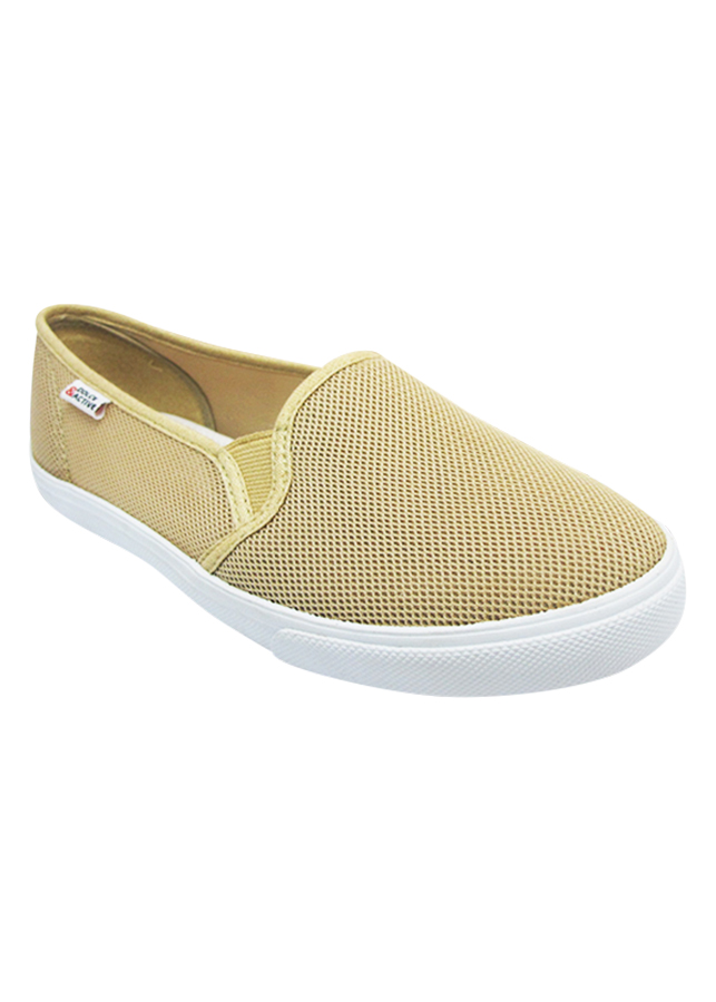 Giày Slip On Nữ D&amp;A L1707 - Be (Size