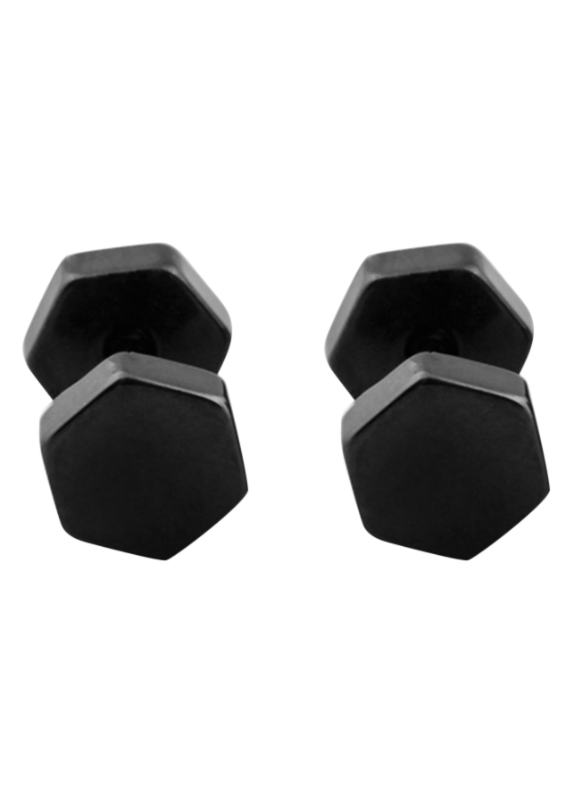 Bộ 2 Bông Tai Hàn Quốc Winwinshop88 BT164 - Đen