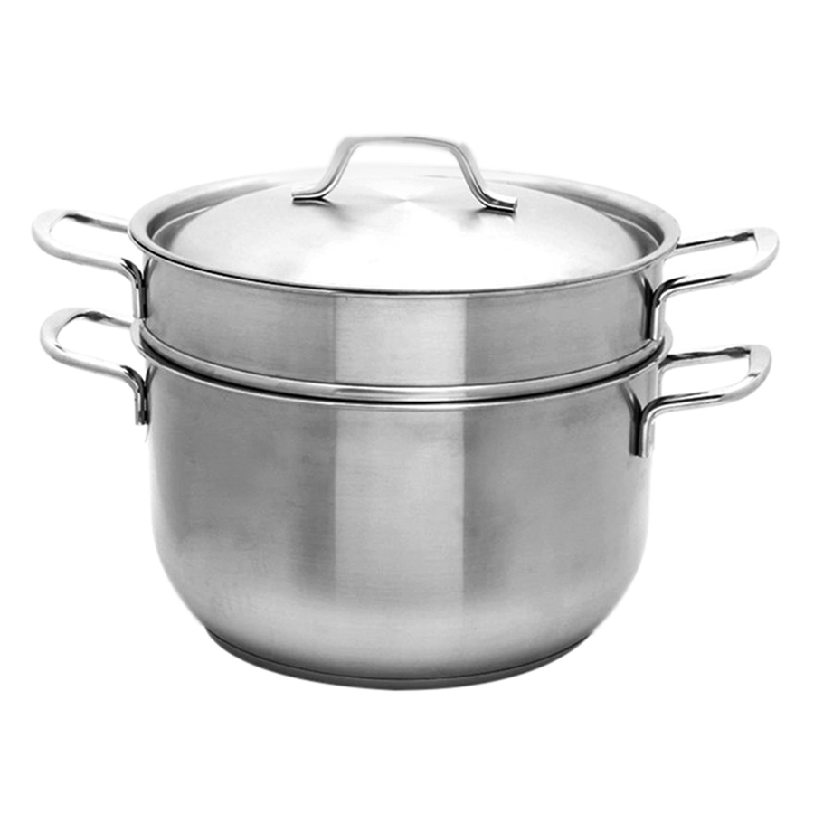 Bộ Nồi Xửng Hấp Fivestar Inox 3 Đáy ST24-3D - Hàng Chính Hãng