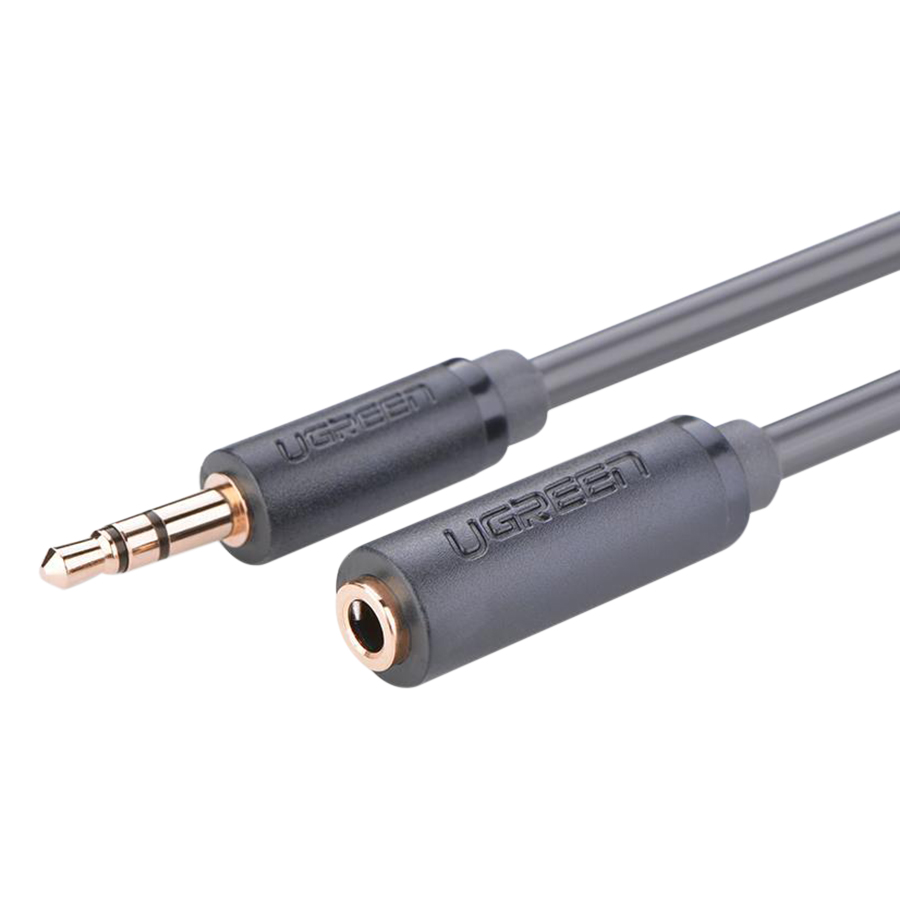 Cáp Nối Dài AV 3.5mm Male To Female Ugreen AV124 10784 - Đen - Hàng Chính Hãng