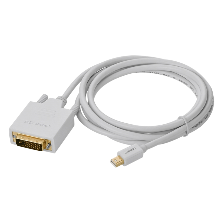 Cáp chuyển đổi mini DisplayPort sang DVI UGREEN MD102 hãng phân phối chính thức - Hàng chính hãng