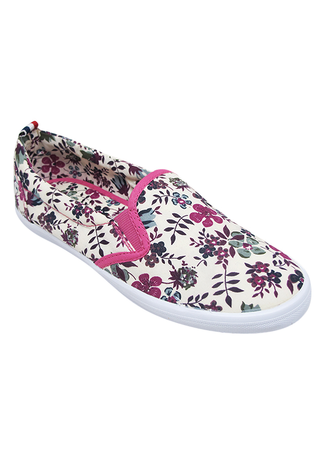 Giày Slip On Nữ In Hoa Hồng Urban UL1605RF