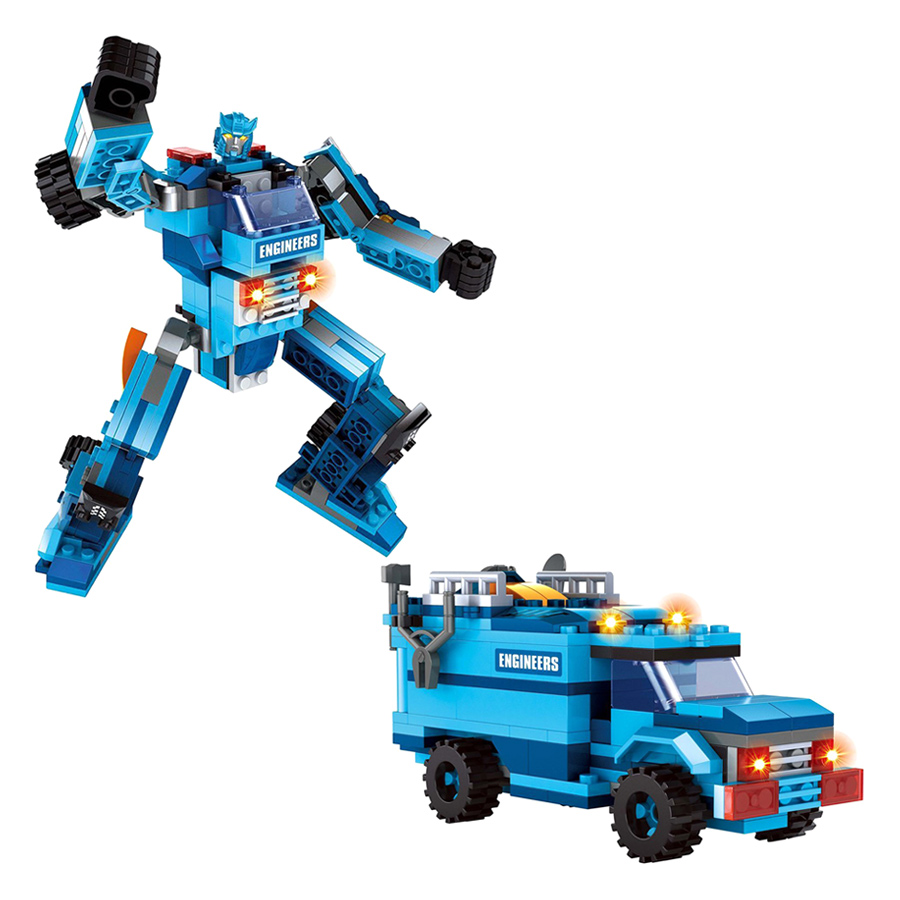 Bộ robot biến hình 2 trong 1 Ausini 25510