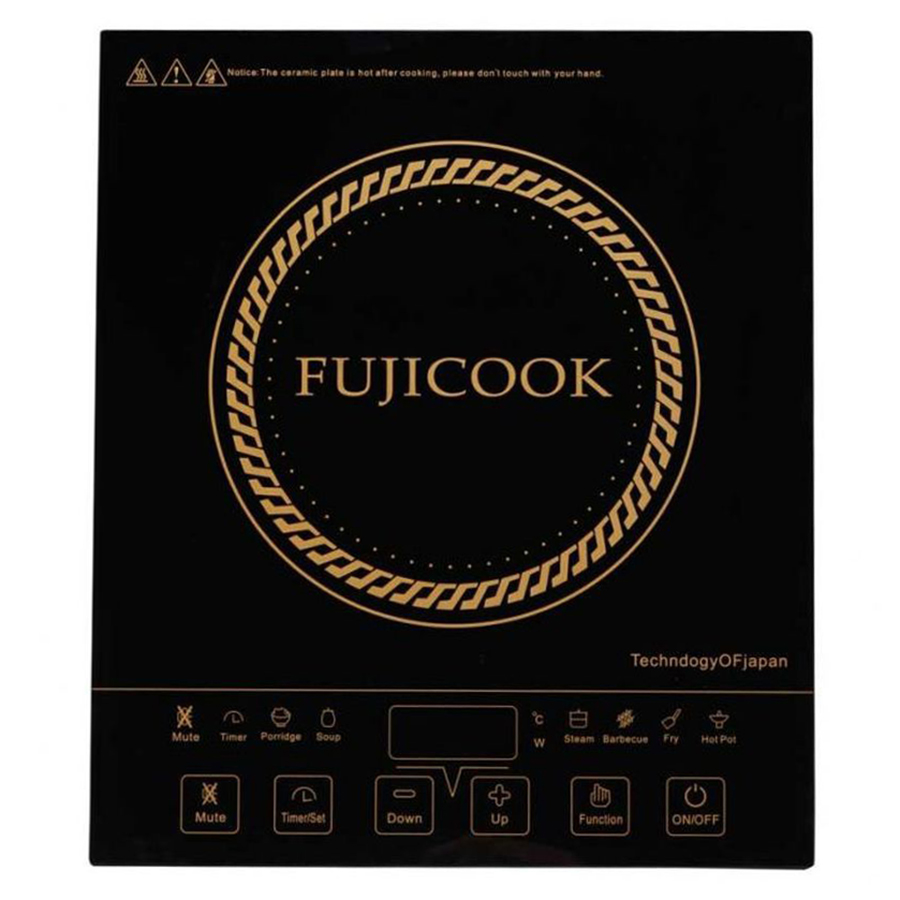 Bếp Điện Từ Fujicook IC 08 Cảm Ứng Có Giọng Nói - Đen - Hàng chính hãng