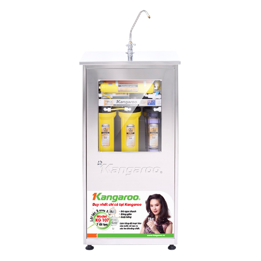 Máy Lọc Nước RO 7 Lõi Tạo Khoáng Kangaroo KG107 - Hàng chính hãng