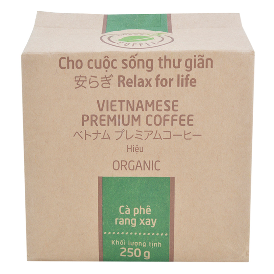 Bộ 1 Túi Cà Phê Organic Hello 5 Coffee (250g) + 1 Túi Cà Phê Regular Hello 5 Coffee (250g)