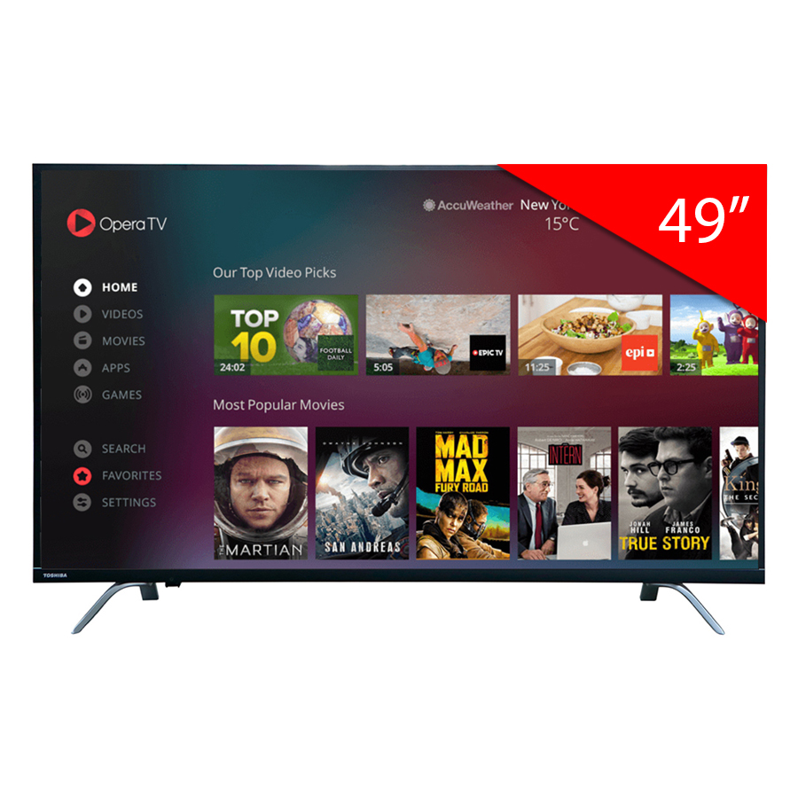 Smart Tivi Toshiba 49 inch 49U7650 - Hàng Chính Hãng