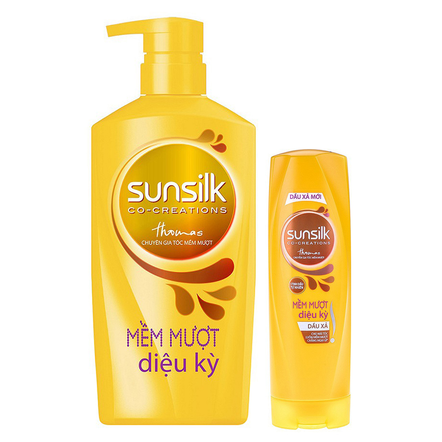 Combo Dầu Gội Sunsilk Mềm Mượt Diệu Kỳ 21054426 (900g) + Dầu Xả Sunsilk Mềm Mượt Diệu Kỳ (320g)