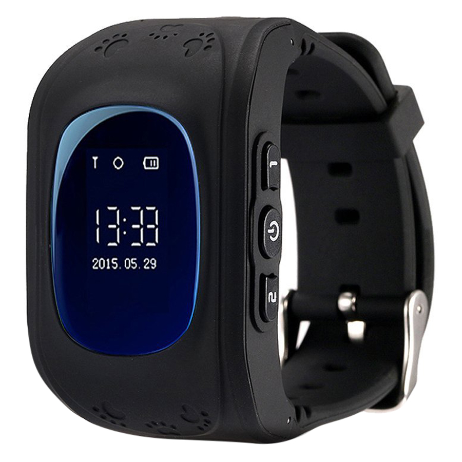 Đồng Hồ Thông Minh Định Vị GPS Mobiwatch Q50 - Đen - Hàng chính hãng