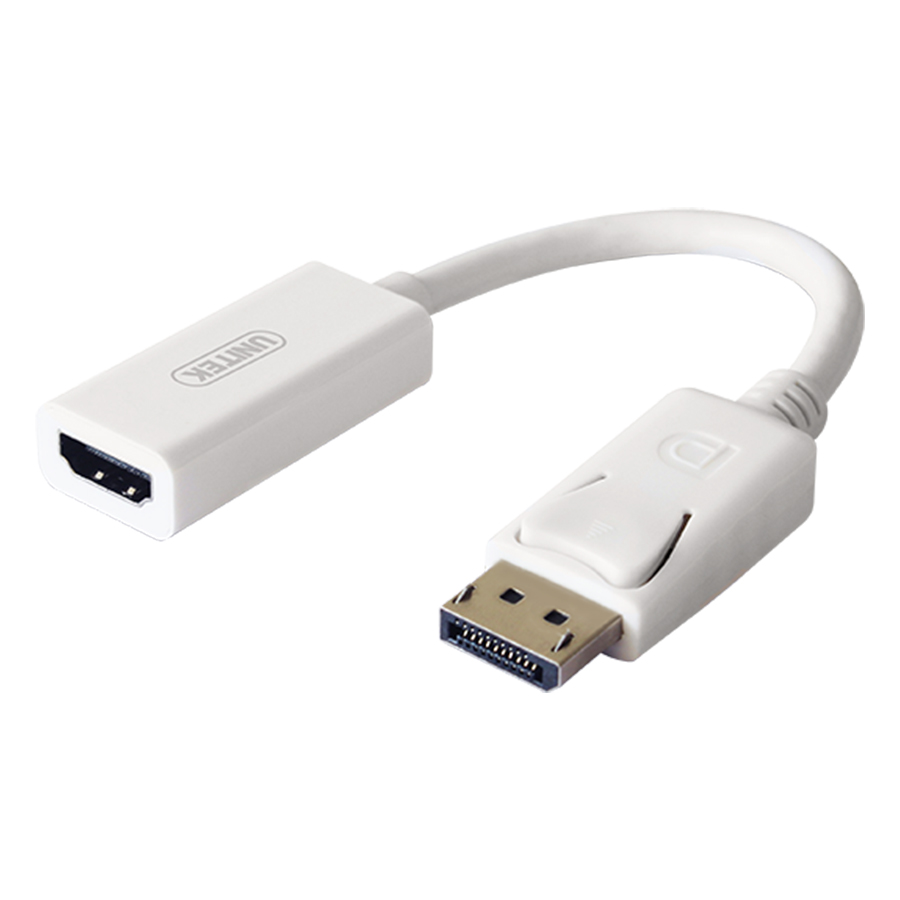 Cáp Chuyển Displayport Ra HDMI Unitek Y6332 (0.2m) - Hàng Chính Hãng