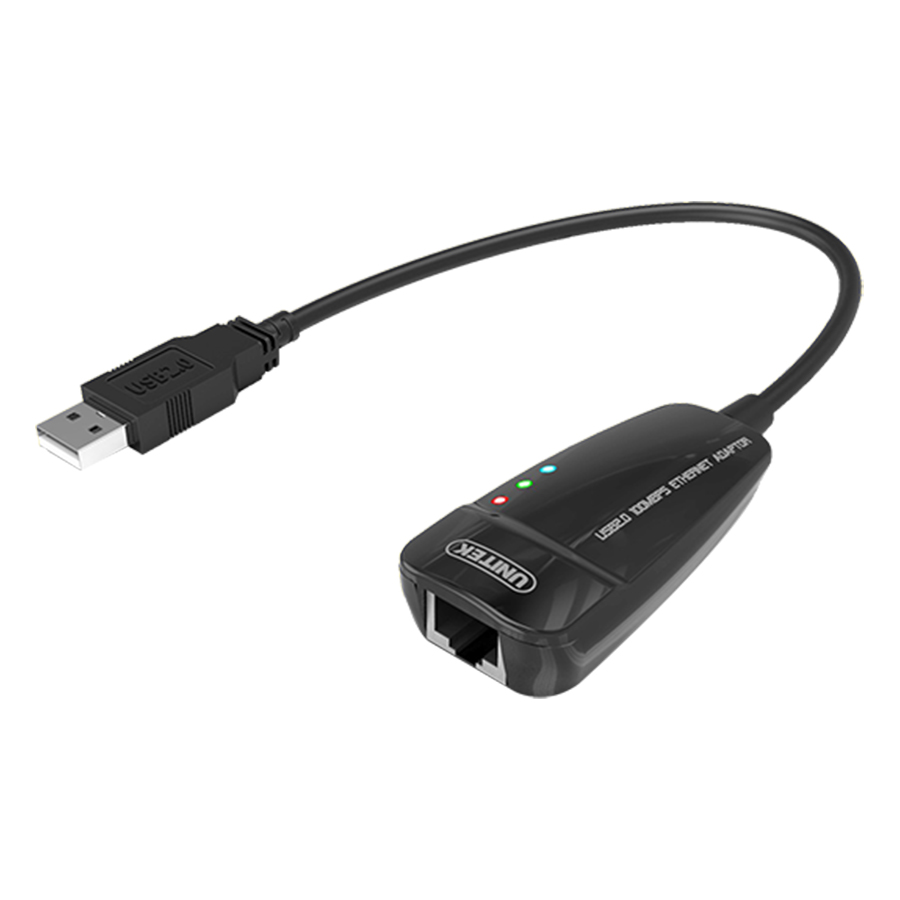 Cáp Chuyển USB 2.0 Ra LAN Unitek Y1466 (0.2m) - Hàng Chính Hãng