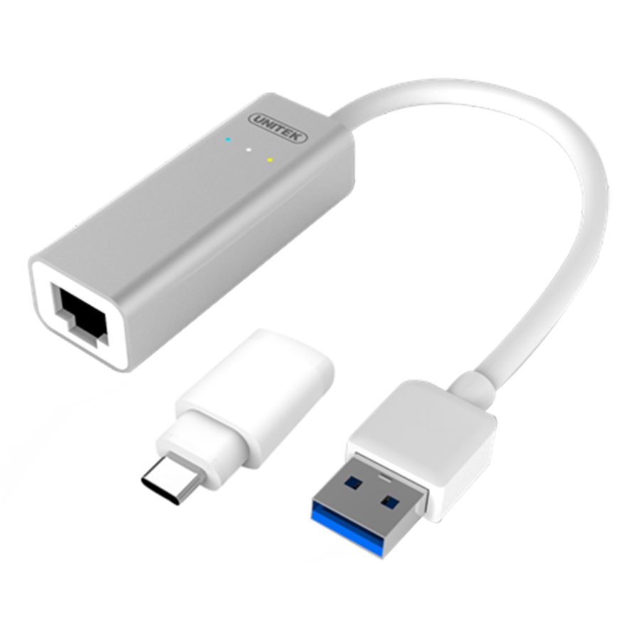 Cáp Chuyển USB 3.0 Ra LAN Unitek Y3464A (0.2m) - Hàng Chính Hãng