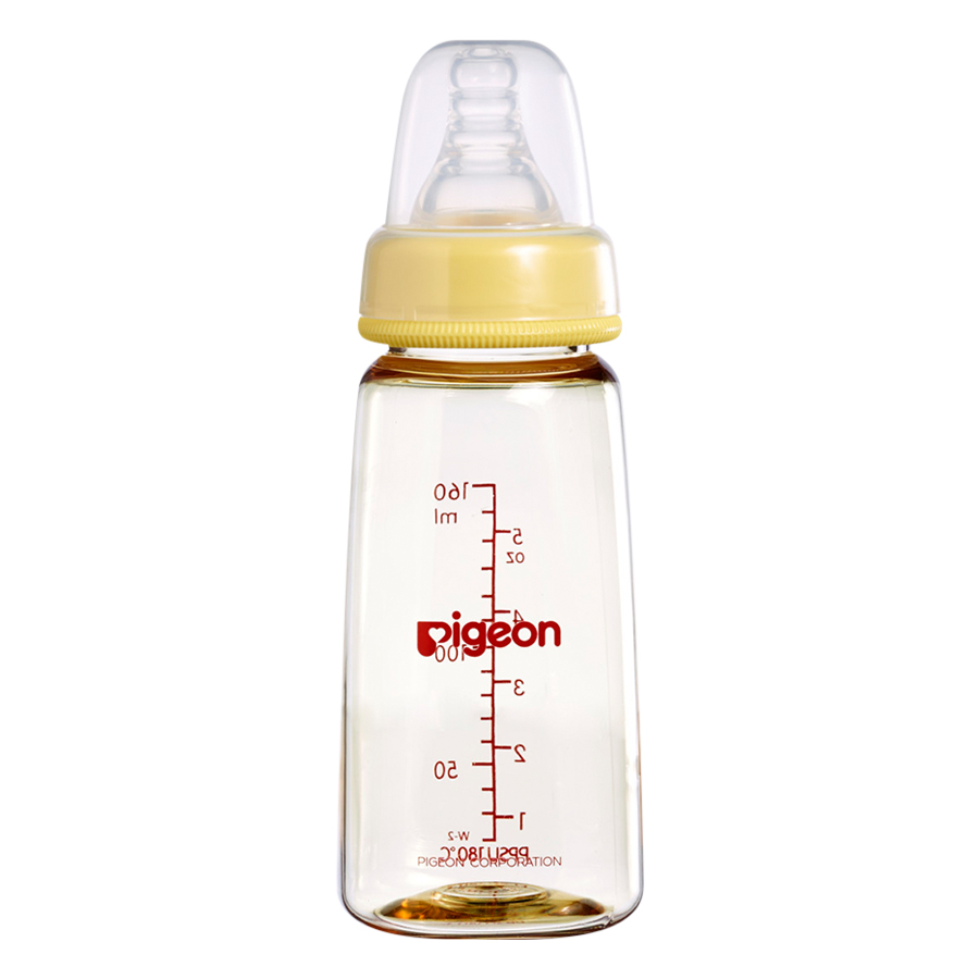 Bình Sữa PPSU Cổ Hẹp Pigeon (160ml)