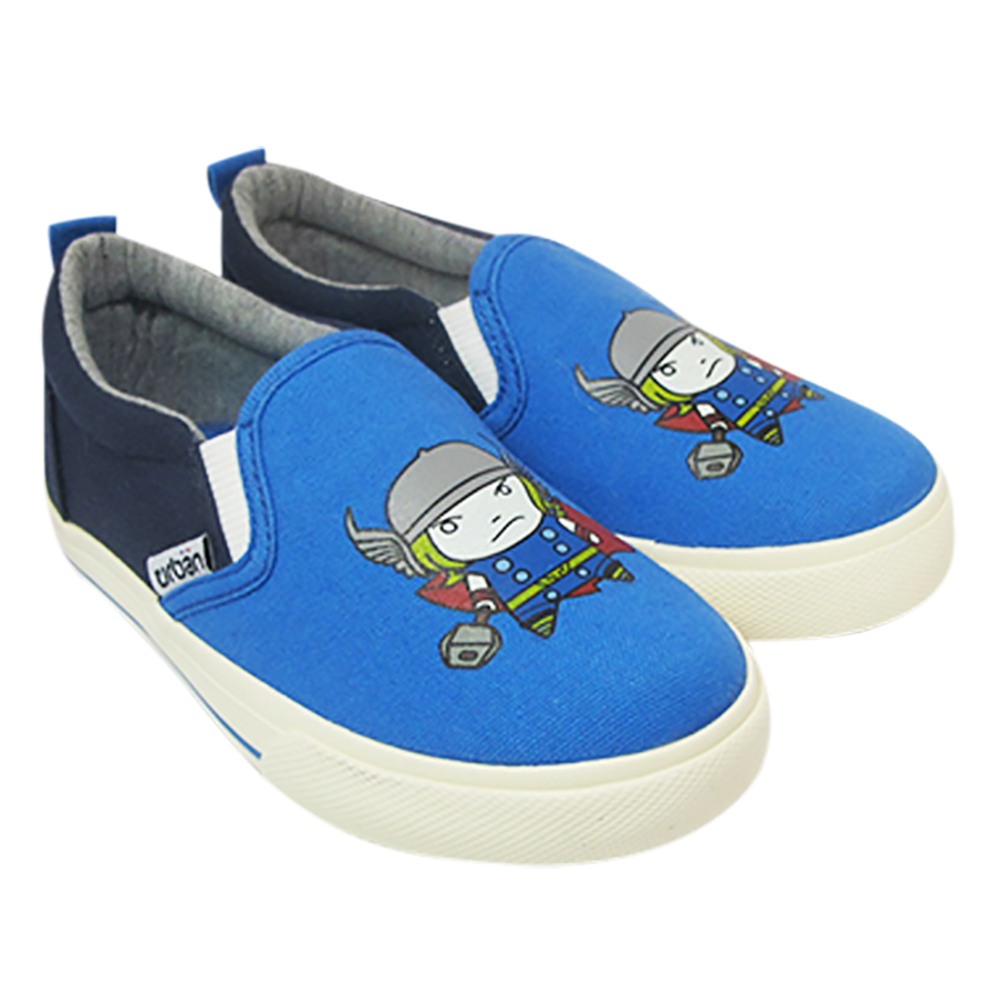 Giày Slip On Bé Trai Urban UB1702 – Xanh Lam Chàm (Size