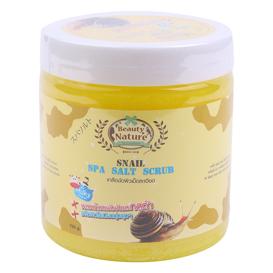 Combo 2 Muối Tắm Spa Ốc Sên Beauty Nature Snail Spa Salt Scrub (700g / Hộp)