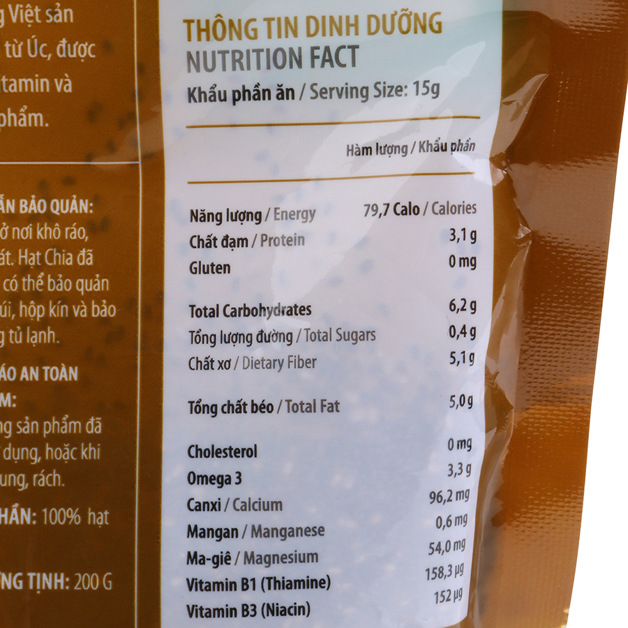 Hạt Chia Epco Foods Úc