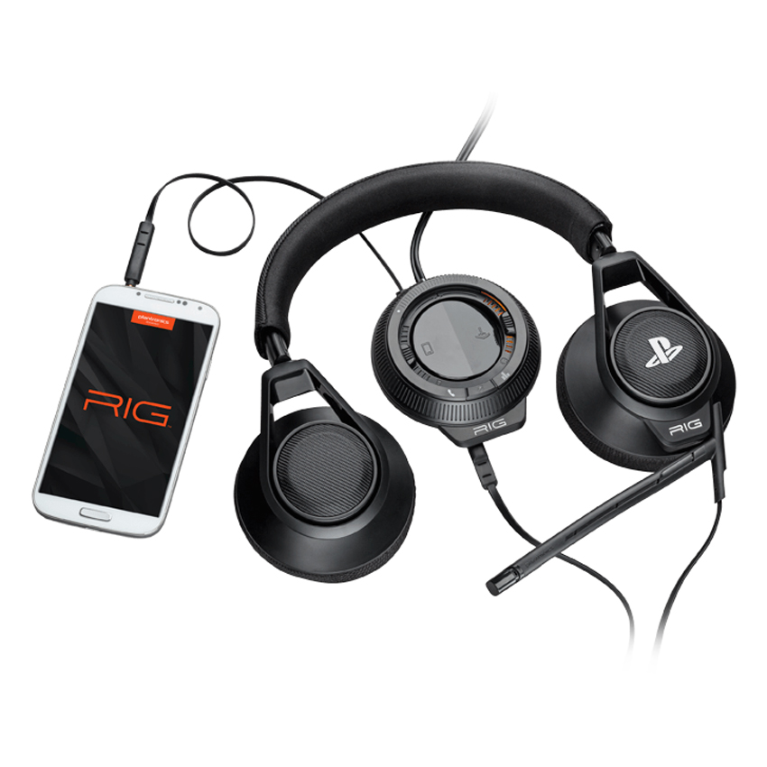 Tai Nghe Chụp Tai Gaming Plantronics RIG System PS4 - Hàng Chính Hãng