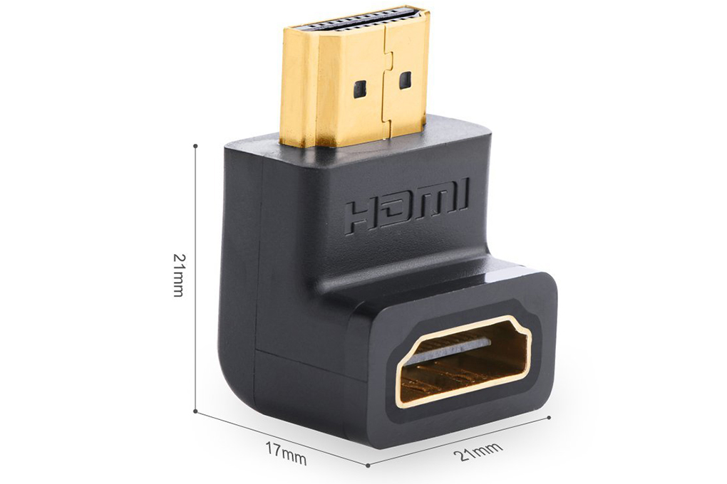 Đầu Nối HDMI Vuông Góc Bẻ Xuống Ugreen 20109 - Hàng Chính Hãng