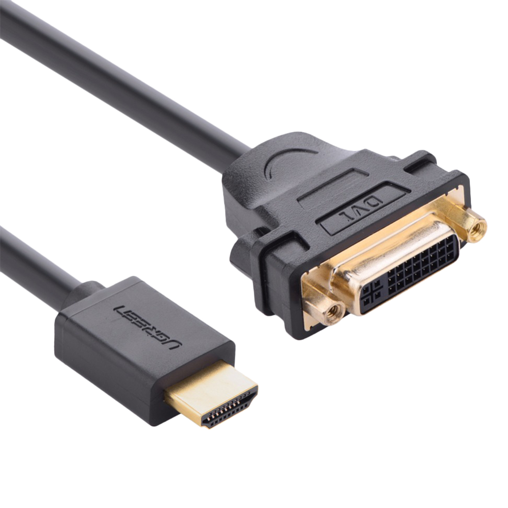 Đầu Chuyển Đổi DVI Sang HDMI Ugreen - Hàng Chính Hãng