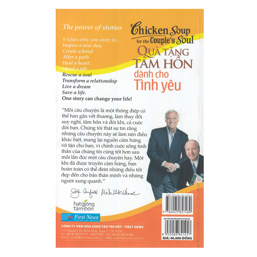 Sách Chicken Soup For The Soul - Quà Tặng Tâm Hồn Dành Cho Tình yêu