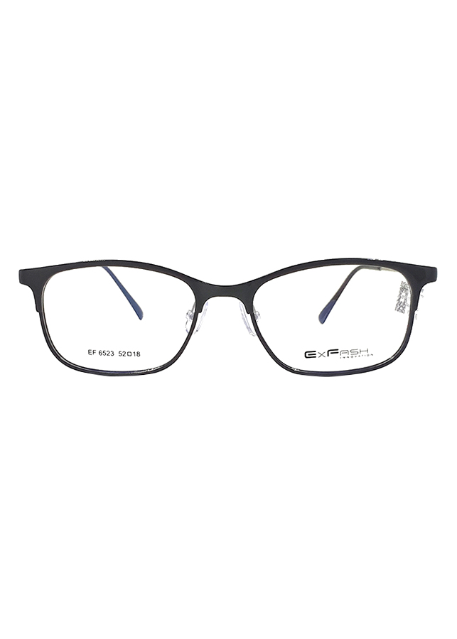 Gọng Kính Unisex Exfash EF6523 001 SILV - Đen Phối Bạc