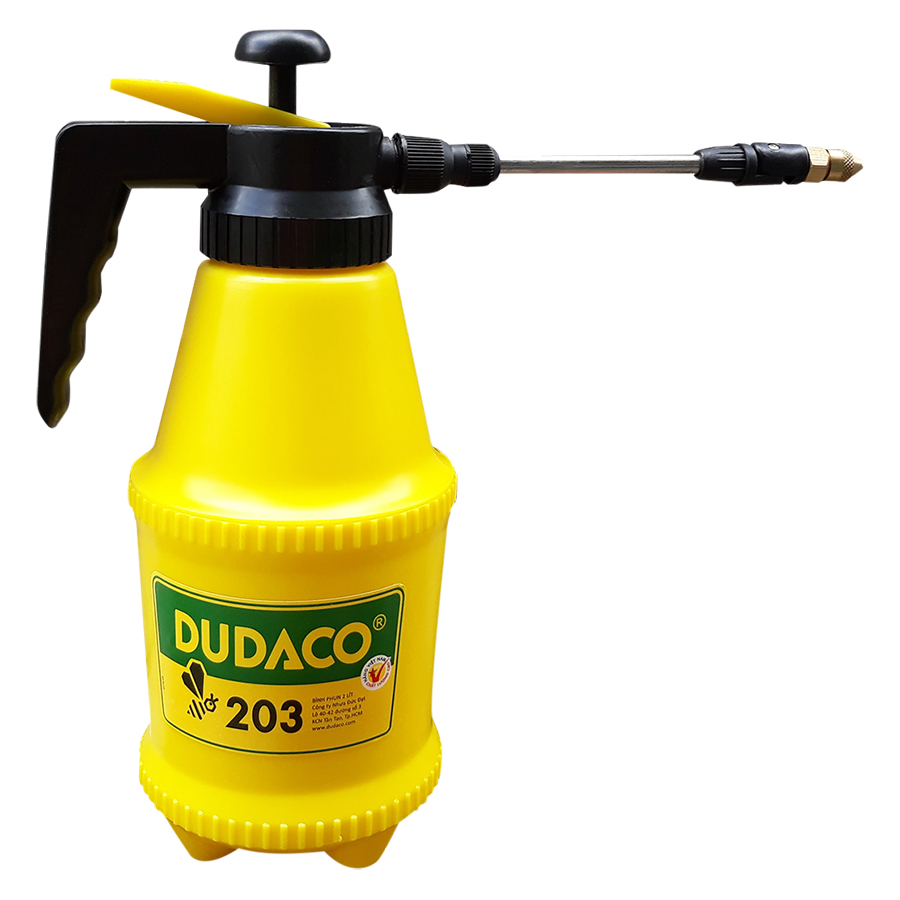 Bình Xịt Cần Dài Béc Xoay Dudaco B203 - Vàng