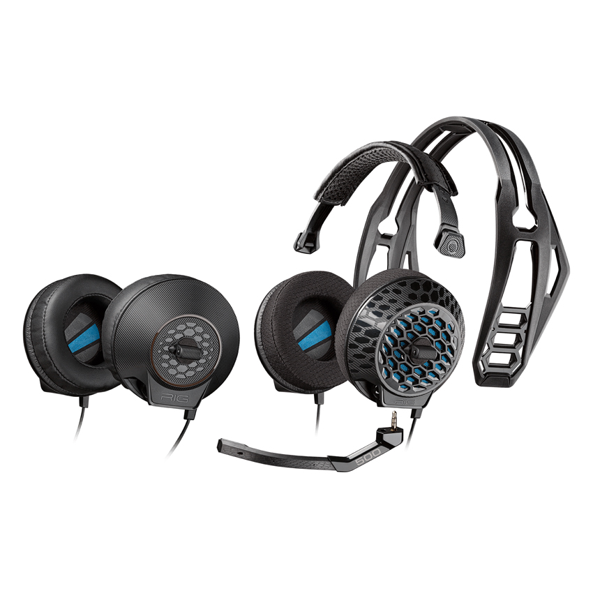 Tai Nghe Chụp Tai Gaming Plantronics RIG 500 Esport - Hàng Chính Hãng