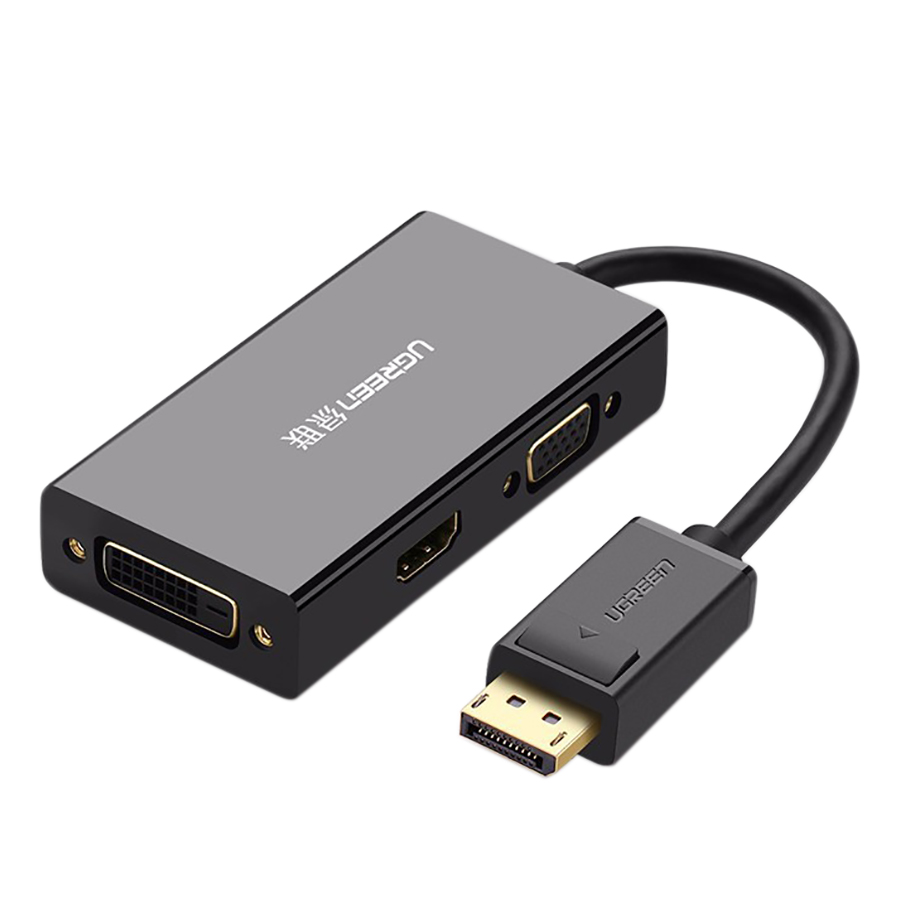 Dây Cáp Chuyển Đổi DisplayPort Sang HDMI, VGA, DVI Ugreen (20420) - Hàng Chính Hãng