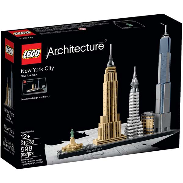 Mô Hình LEGO Architecture - Thành Phố Newyork 21028 (598 Mảnh Ghép)