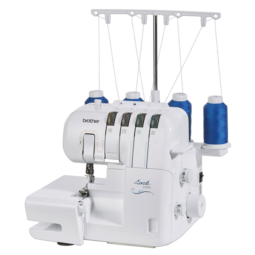 Máy Vắt Sổ Brother 2104D - Trắng - Hàng chính hãng