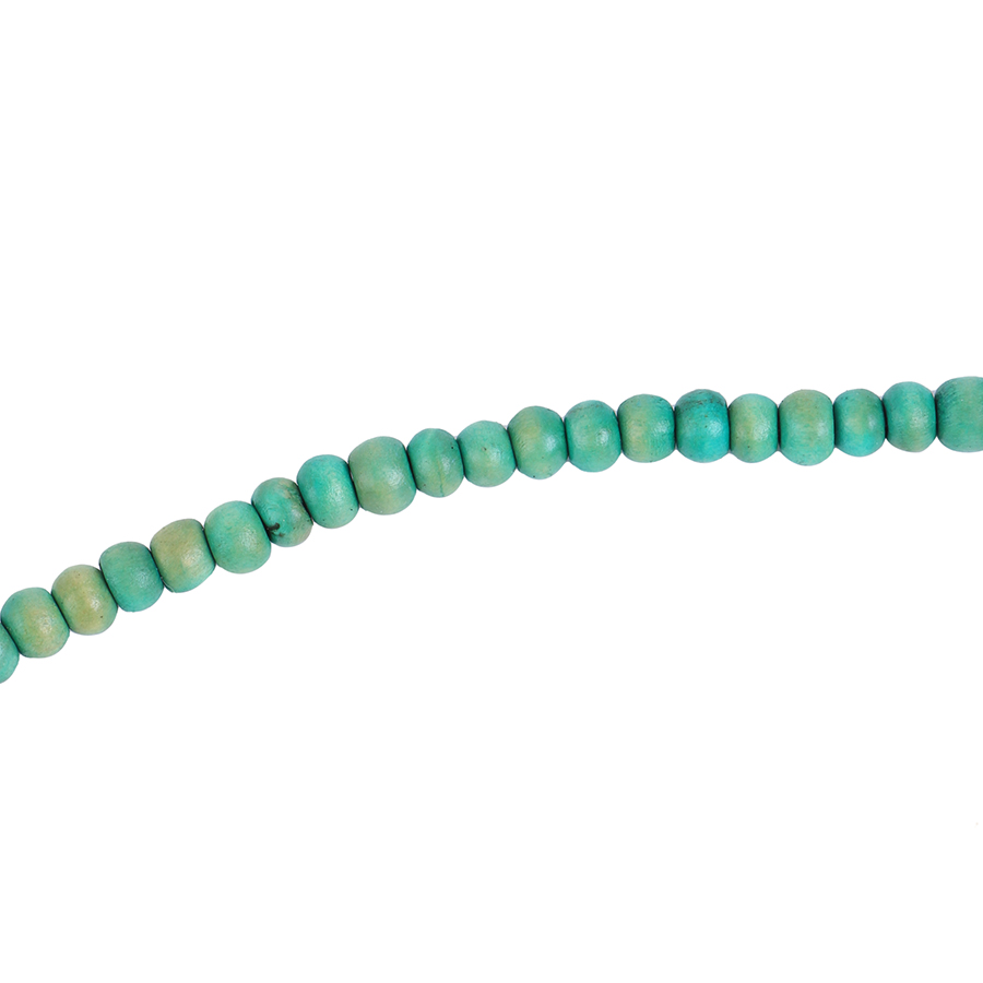 Vòng Cổ Gỗ Handmade Mẫu 1 Đan Như - Xanh