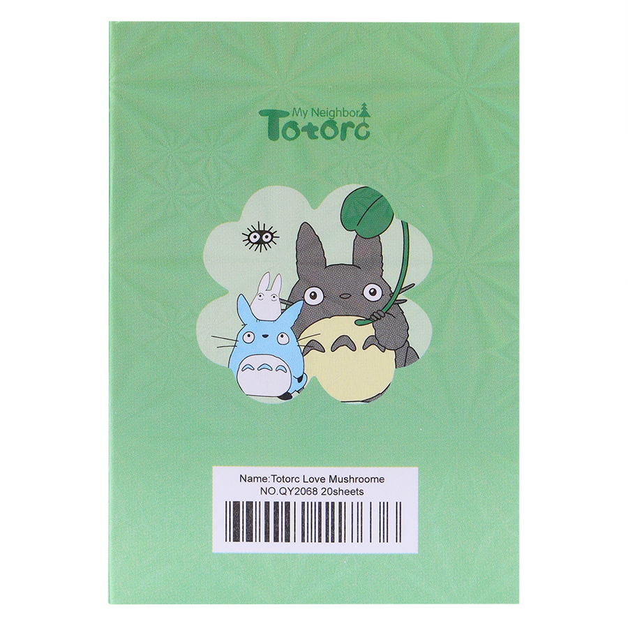 Sổ Giấy Note Totoro - Xanh Lá