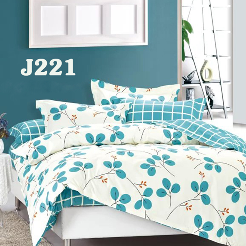 Bộ Ga Gối 100% Cotton Sợi Bông Hàn Quốc Julia 221BK18 - 1m8 x 2m