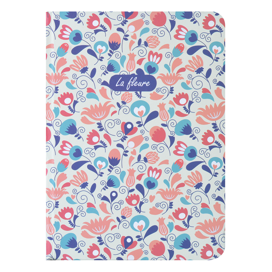 Sổ Tay Kẻ Ngang Crabit Notebuck La Fleur 1002d (17.5 x 12.5 cm)