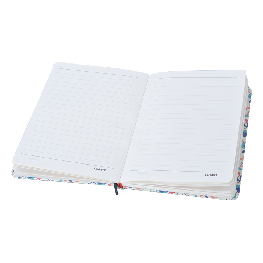 Sổ Tay Kẻ Ngang Crabit Notebuck La Fleur 1002d (17.5 x 12.5 cm)