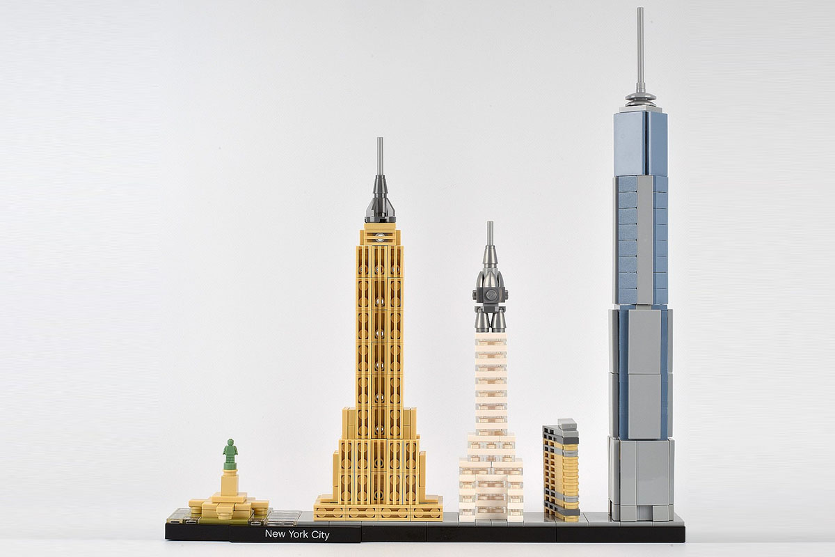 Mô Hình LEGO Architecture - Thành Phố Newyork 21028 (598 Mảnh Ghép)