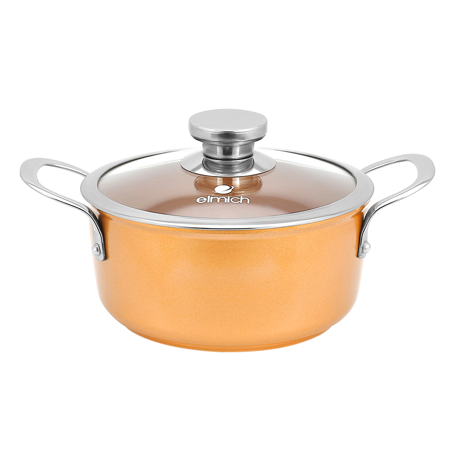Nồi Phủ Sứ Elmich Royal Premium EL-1181 - Vàng Đồng