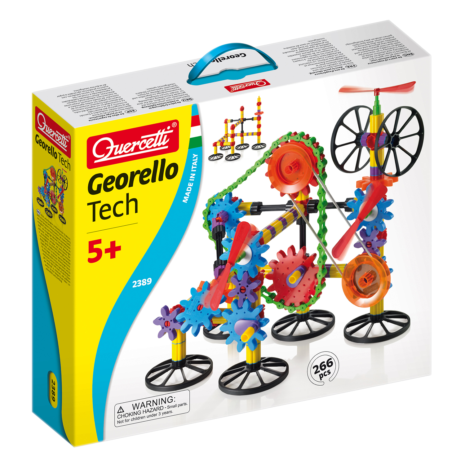 Đồ chơi bánh xe kỹ thuật Quercetti Georello Tech 2389