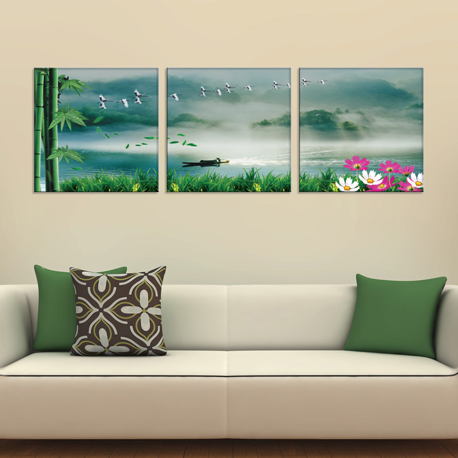 Tranh Treo Tường Bộ 3 Thế Giới Tranh Đẹp POSTER SS0037