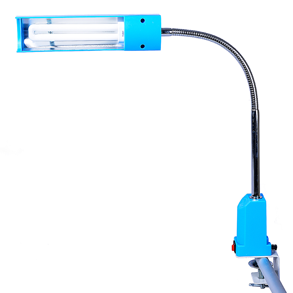 Đèn Biến Tần Kẹp Bàn V-Light C-FGL 13W (Xanh Dương)