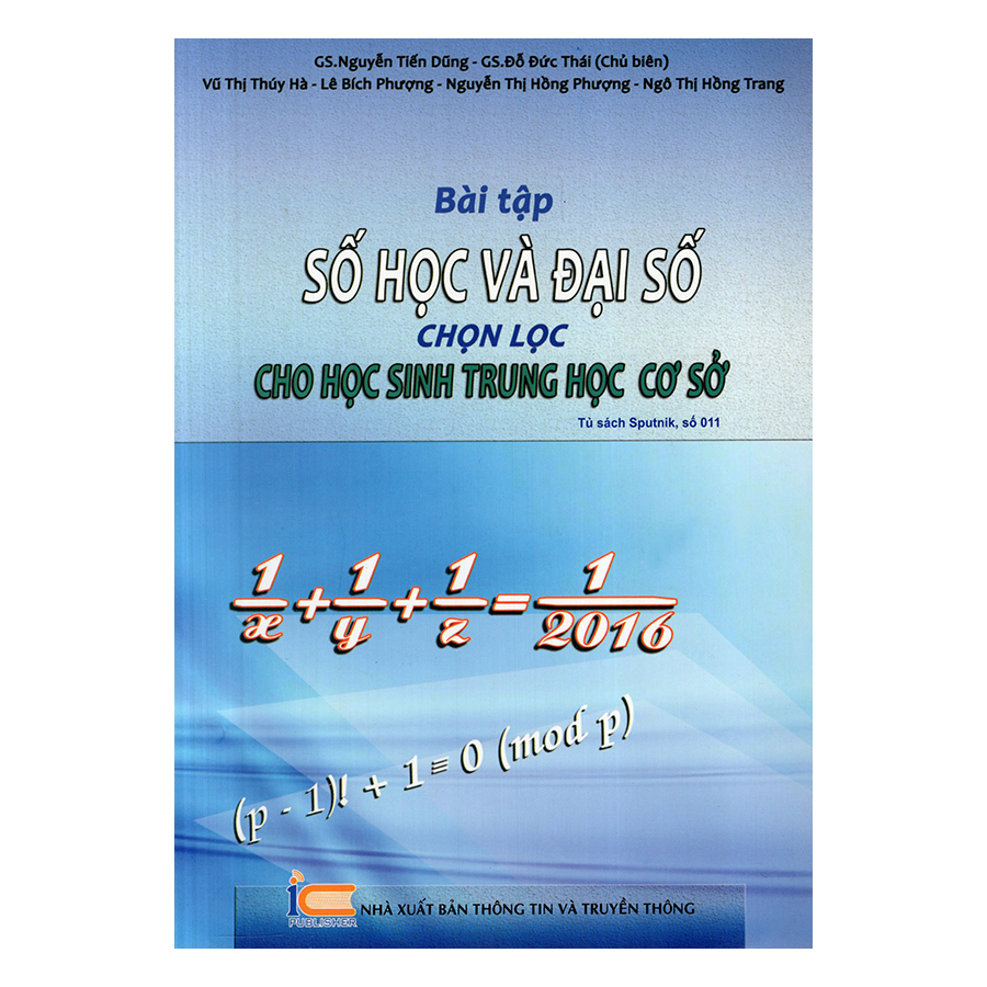 Bài Tập Số Học Và Đại Số Chọn Lọc Cho Học Sinh Trung Học Cơ Sở
