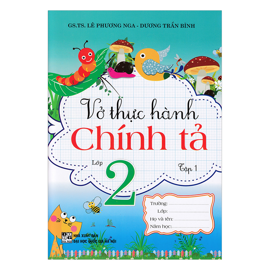 Vở Thực Hành Chính Tả Lớp 2 - Tập 1